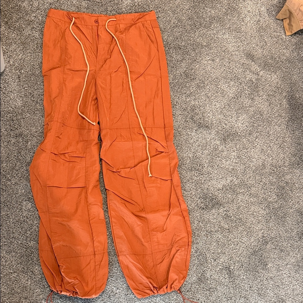 Men's Stylish Orange Cargo Pants